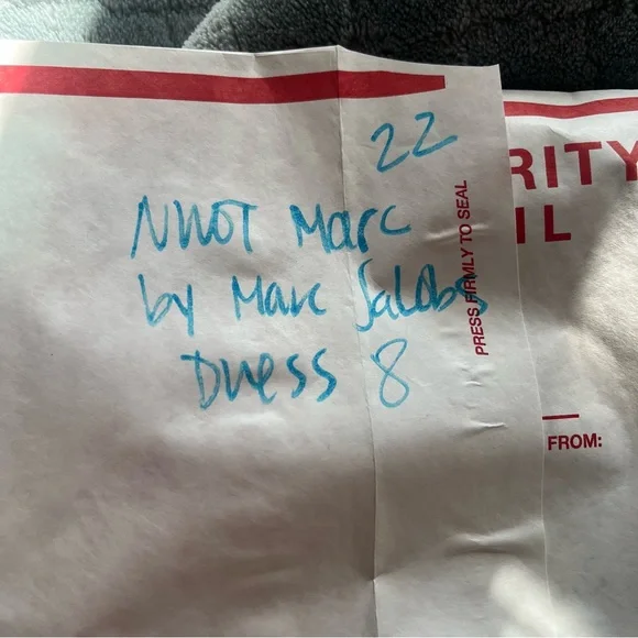 NWOT Marc By‎ Marc Jacobs Cream and Black Striped Mini Dress - Picture 7 of 7